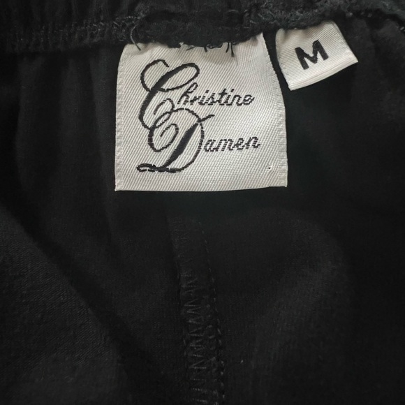 🔥🔥Christine Damen Black Skirt With Sheer Bottom Size Medium - Picture 4 of 4